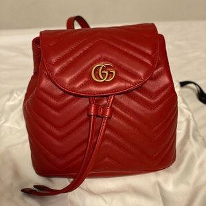 (SOLD) Gucci marmont backpack mini